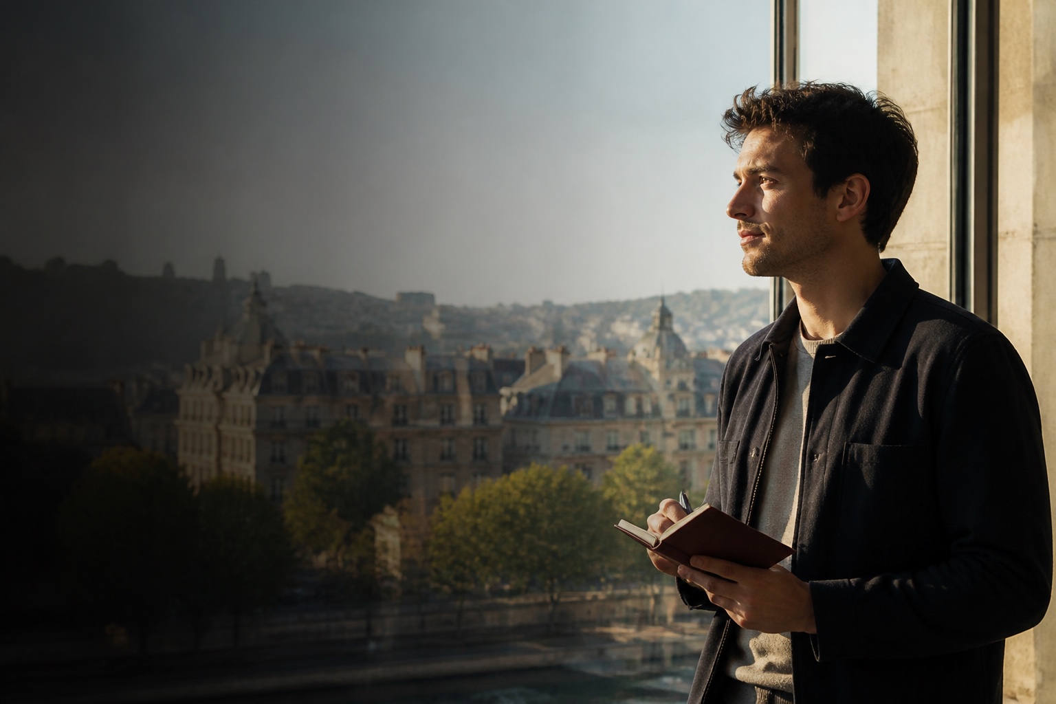 Un candidat prépare sa prochaine étape professionnelle à Paris